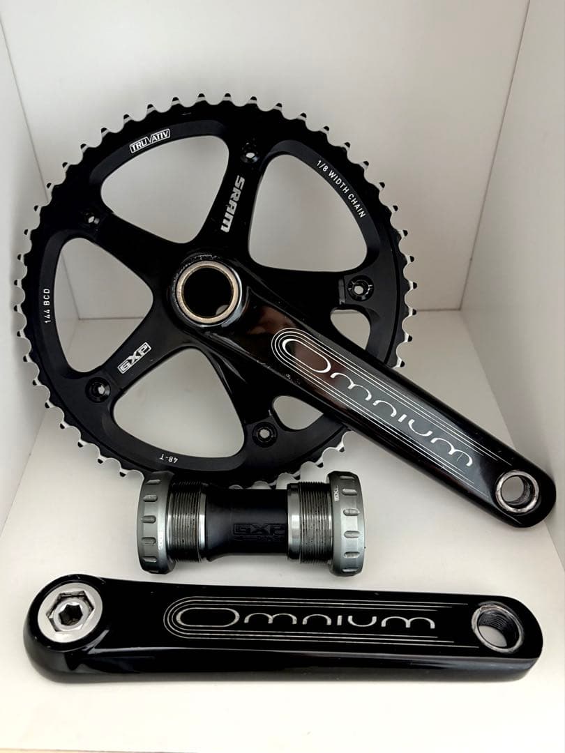 SRAM Omnium 165mm 48T ブラック 純正BB付き