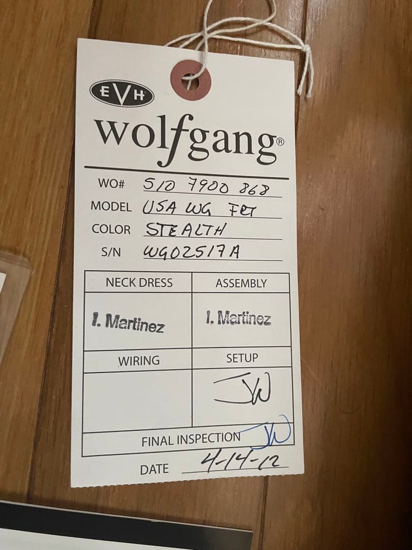 美品！EVH Wolfgang USA Stealth Black ギブソン