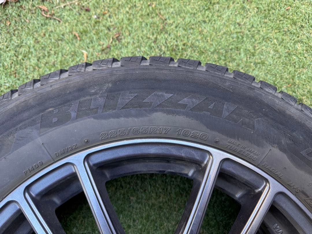 引渡希望WAREN 17インチ ブリザック　スタッドレス タイヤ・ホイールセット