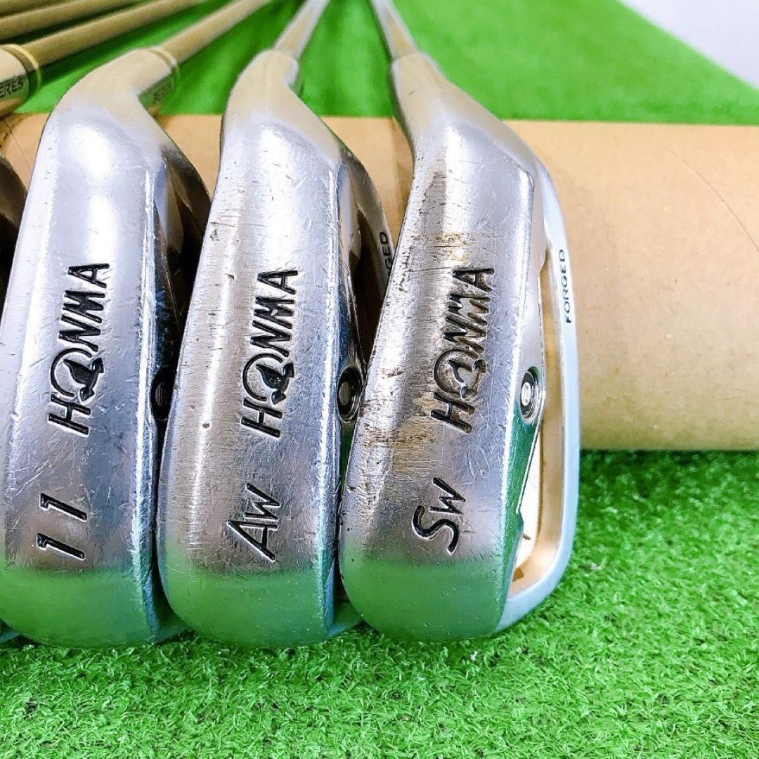 テ24★★2星2S ホンマベレス IS-02 9本アイアンセット 純正BERES