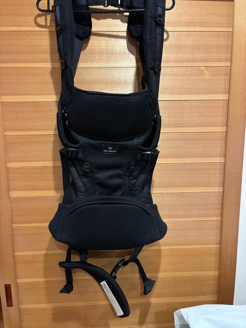 AILEBEBE 抱っこ紐 ベビー キャリアスリー ブラック