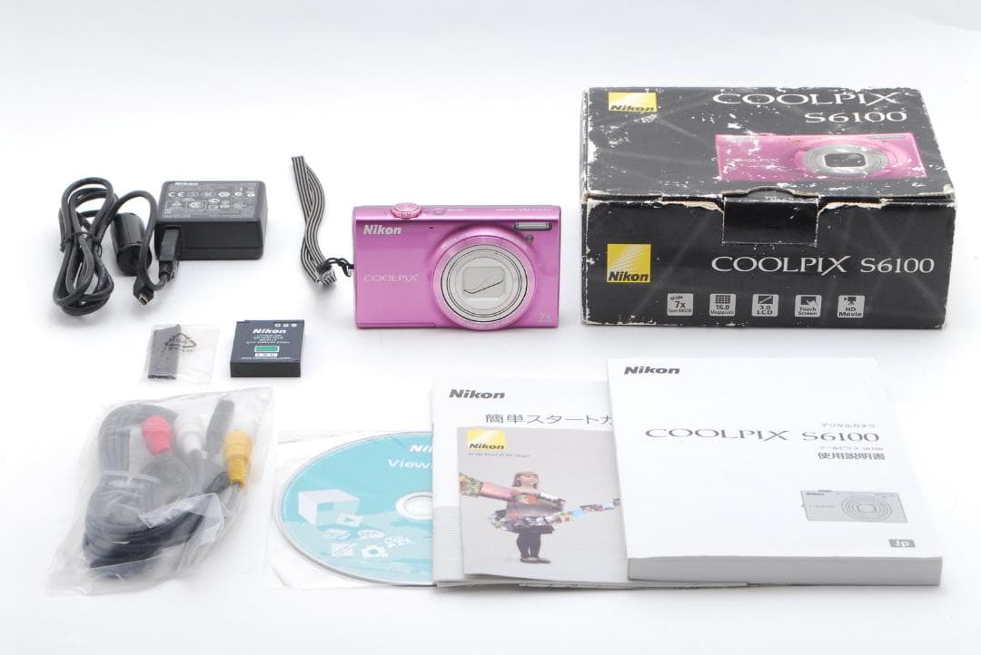 Nikon COOLPIX S6100 ピンク 付属品多数 動作確認済み