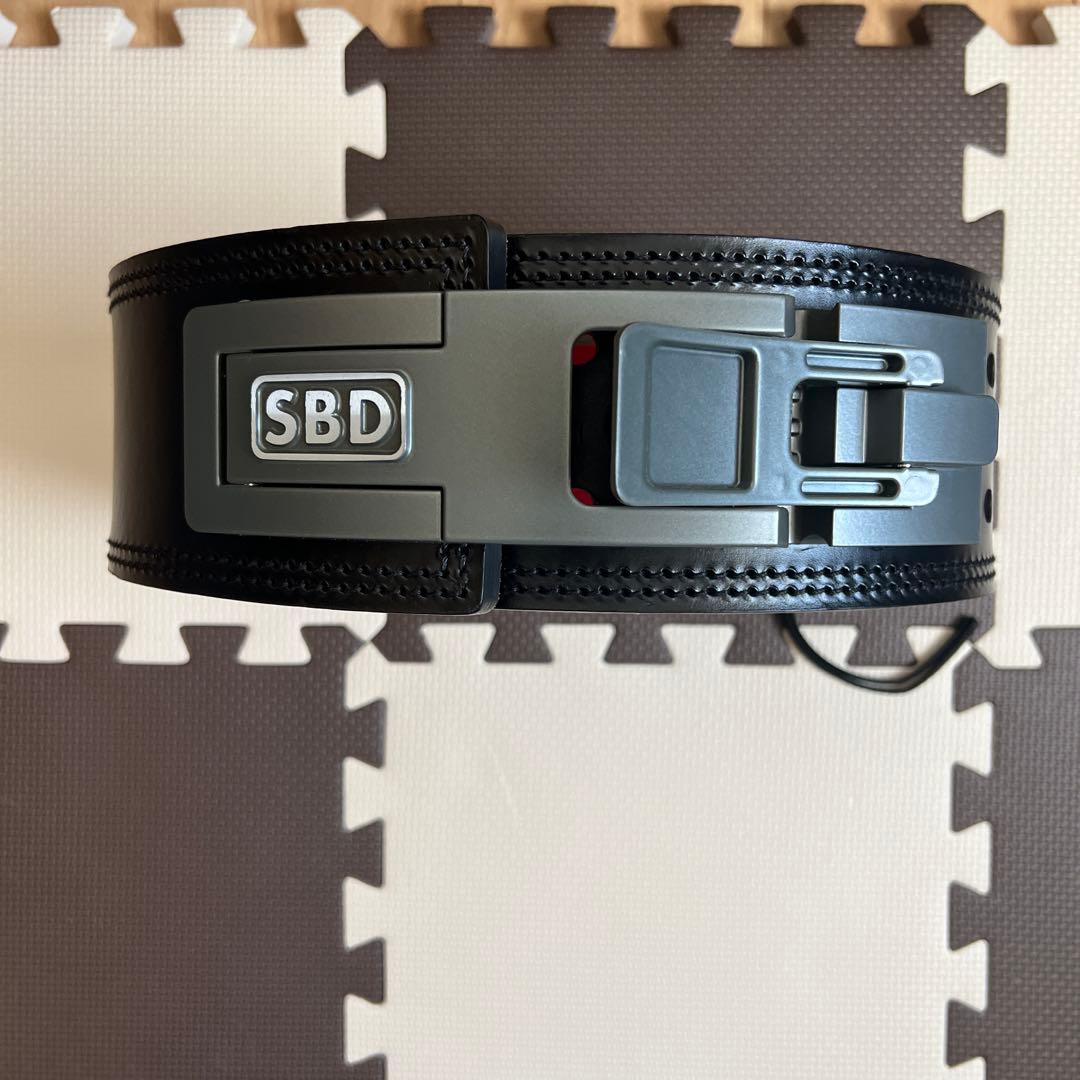 SBD パワーベルト 13mm 黒/赤 サイズM