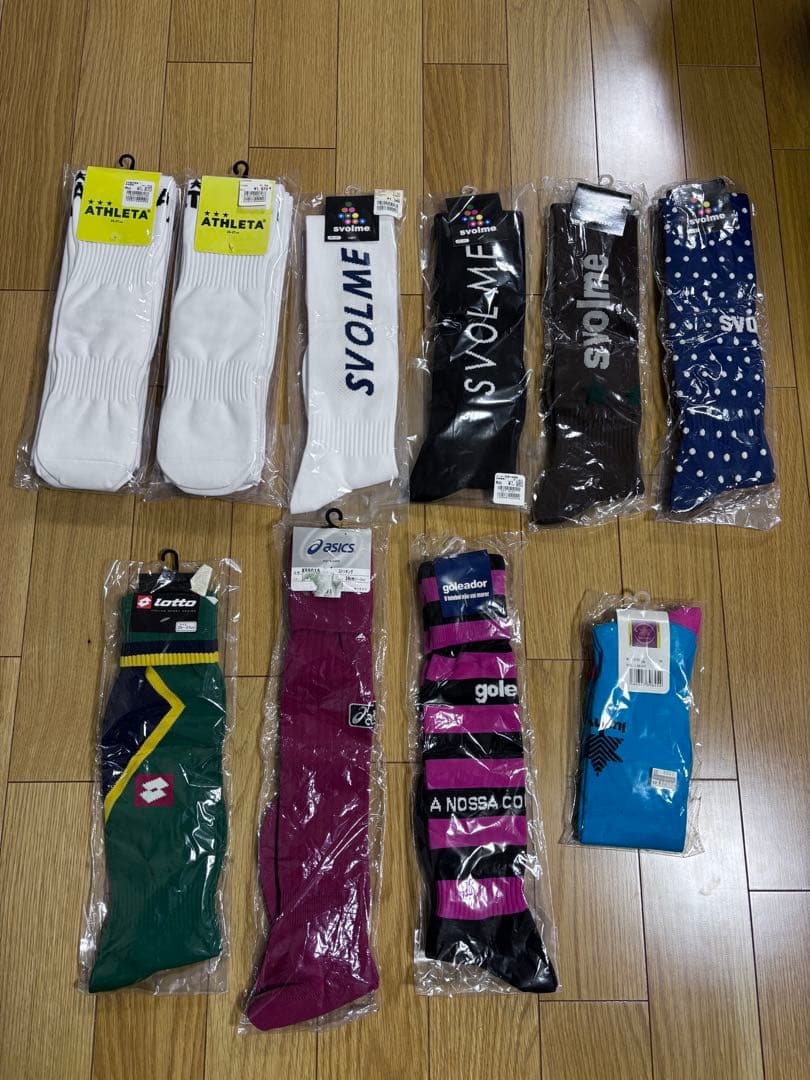ATHLETA & SVOLME サッカーソックス 10足セット新品未使用