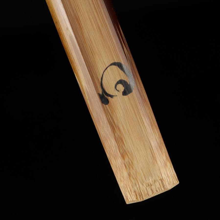 Y2916-3 茶道具 建仁寺 宗陵作 竹田益州茶杓 共箱　　＃3