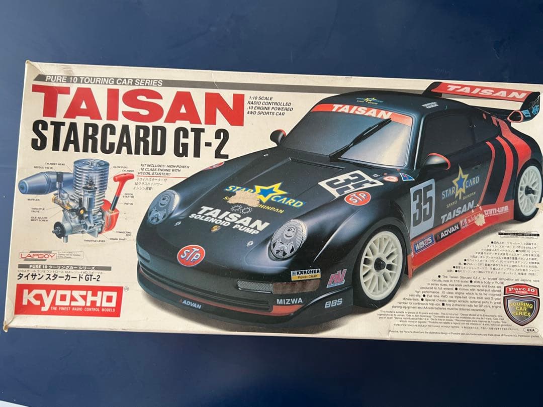 京商タイサンスターカード　GT2 組み立て済みエンジンラジコンカー　1/10