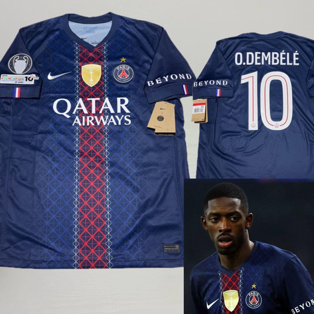 日本未対応 パリ公式2店舗限定BEYOND入りデンベレ CL仕様フルマーク