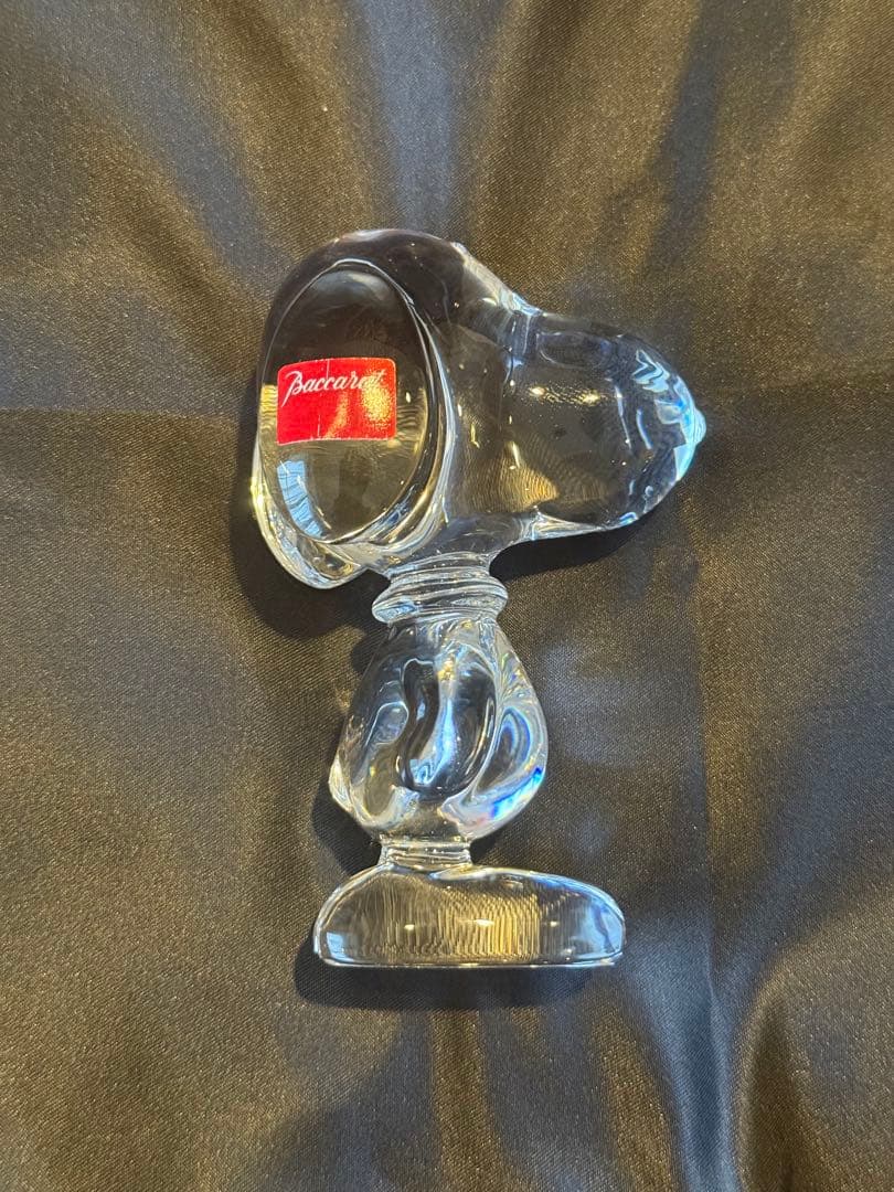 ム*ー様 Baccarat バカラ スヌーピー オブジェ 置物　クリスタル