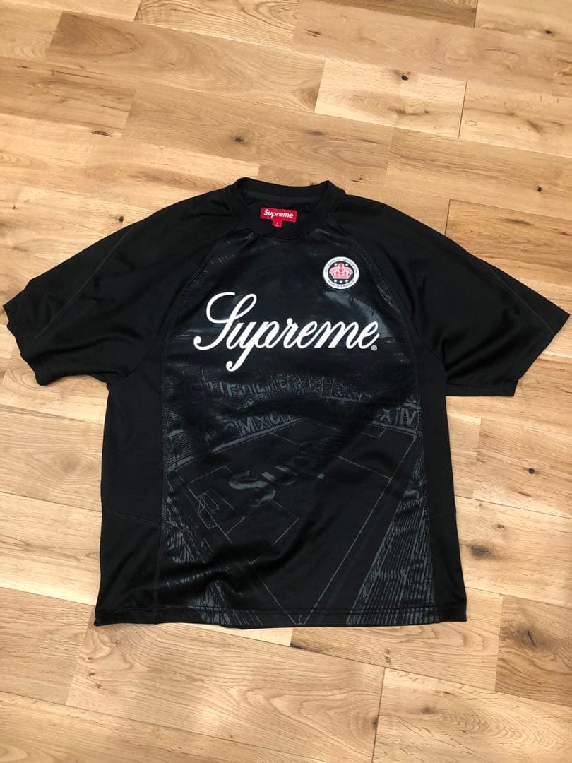 Supreme ブラック スポーツシャツ S