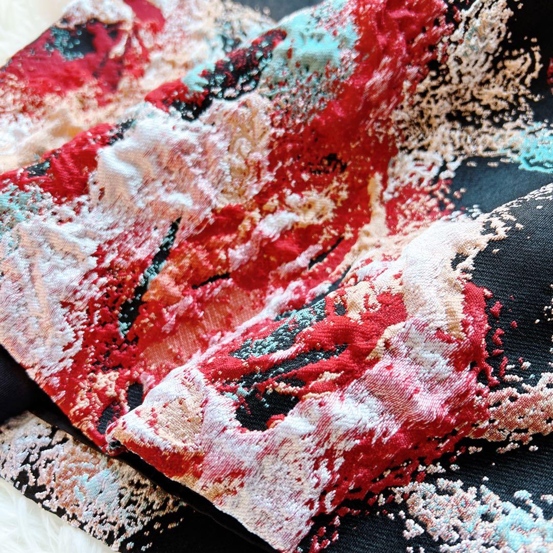 未使用　GIORGIOARMANI アルマーニ　フラワージャカード ワンピース