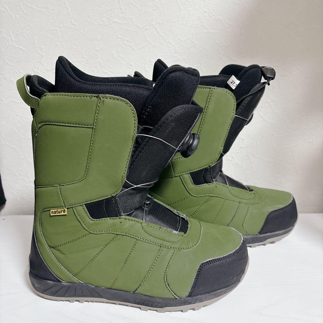 【美品】27.5 ARBN エアボーン スノーボードブーツ オリーブ×ブラック