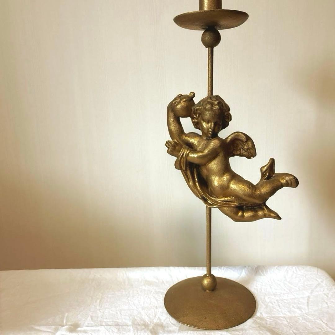 アンティーク　キャンドルホルダー　燭台　ジランドール