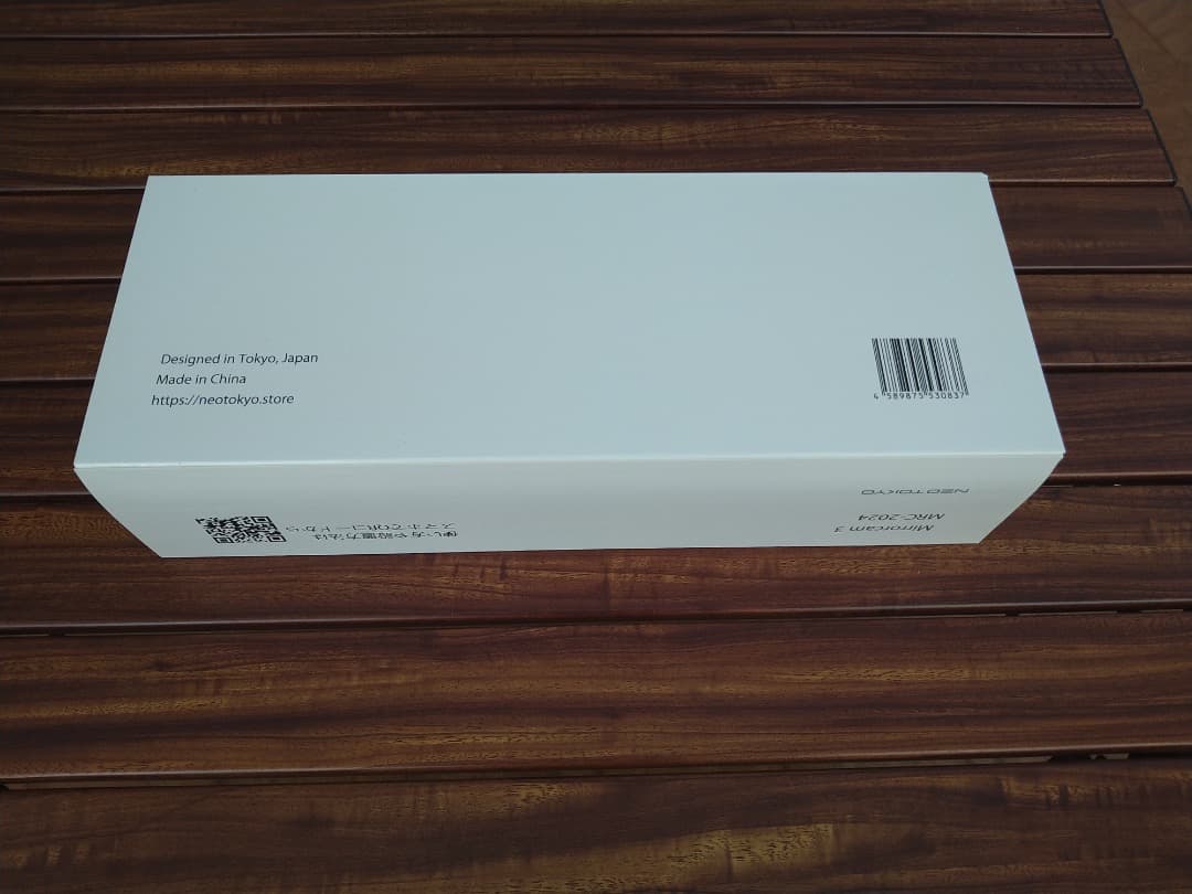 NEO TOKYO ミラーカム３ MRC-2024 前後ドライブレコーダー