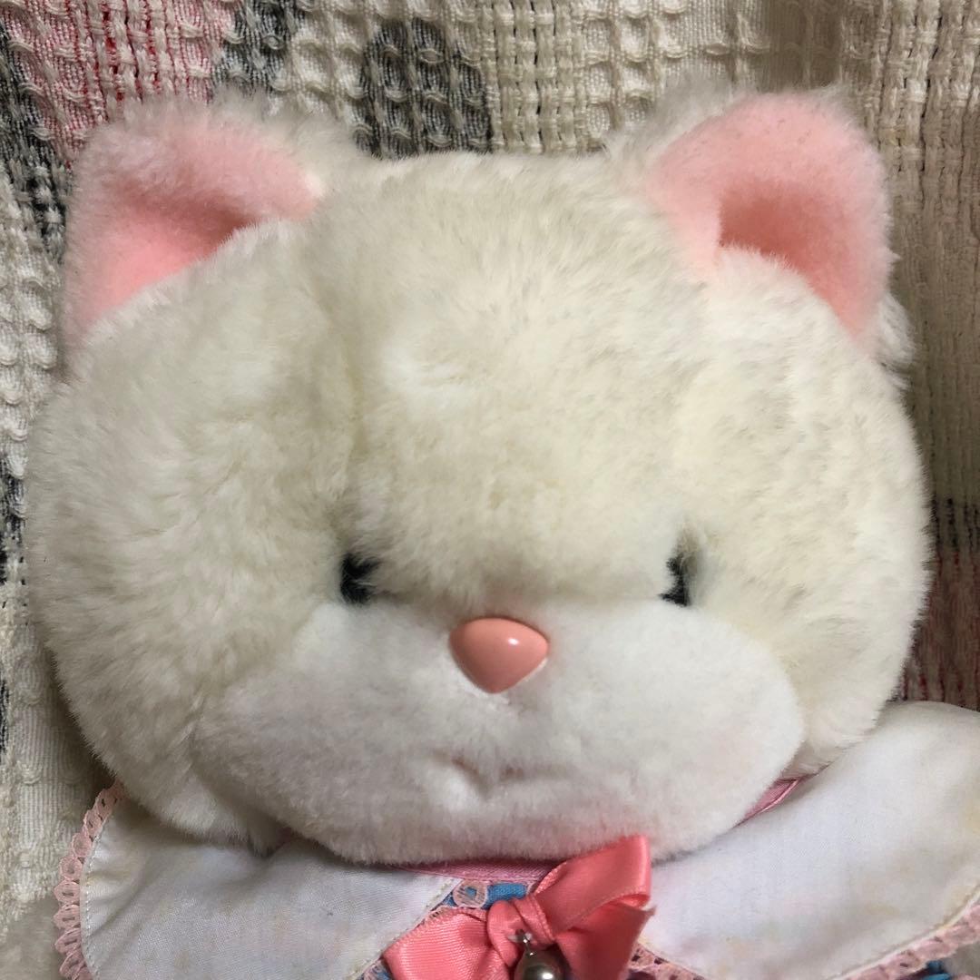 吉徳　クリーミー　昭和レトロ　初期タグ　当時の物　ウサギ＆ネコ　ぬいぐるみ　中古