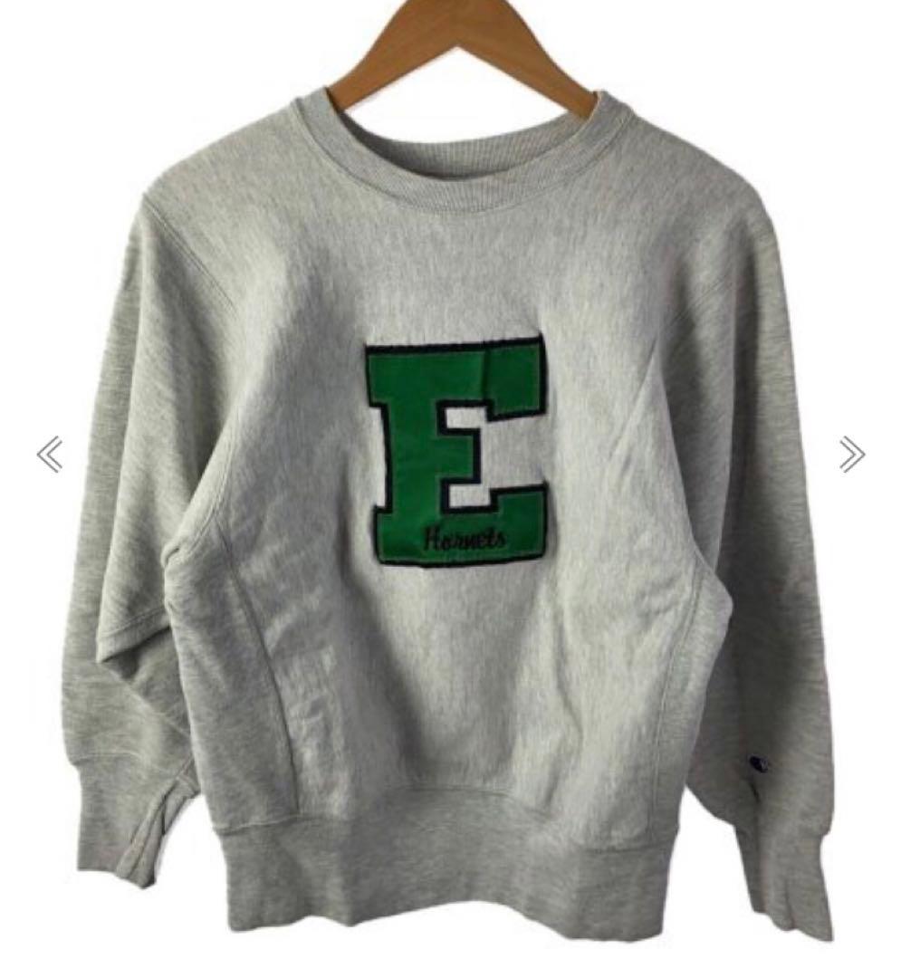 美品90年代USA製チャンピオンリバースウィーブ刺繍タグ グレーＭ