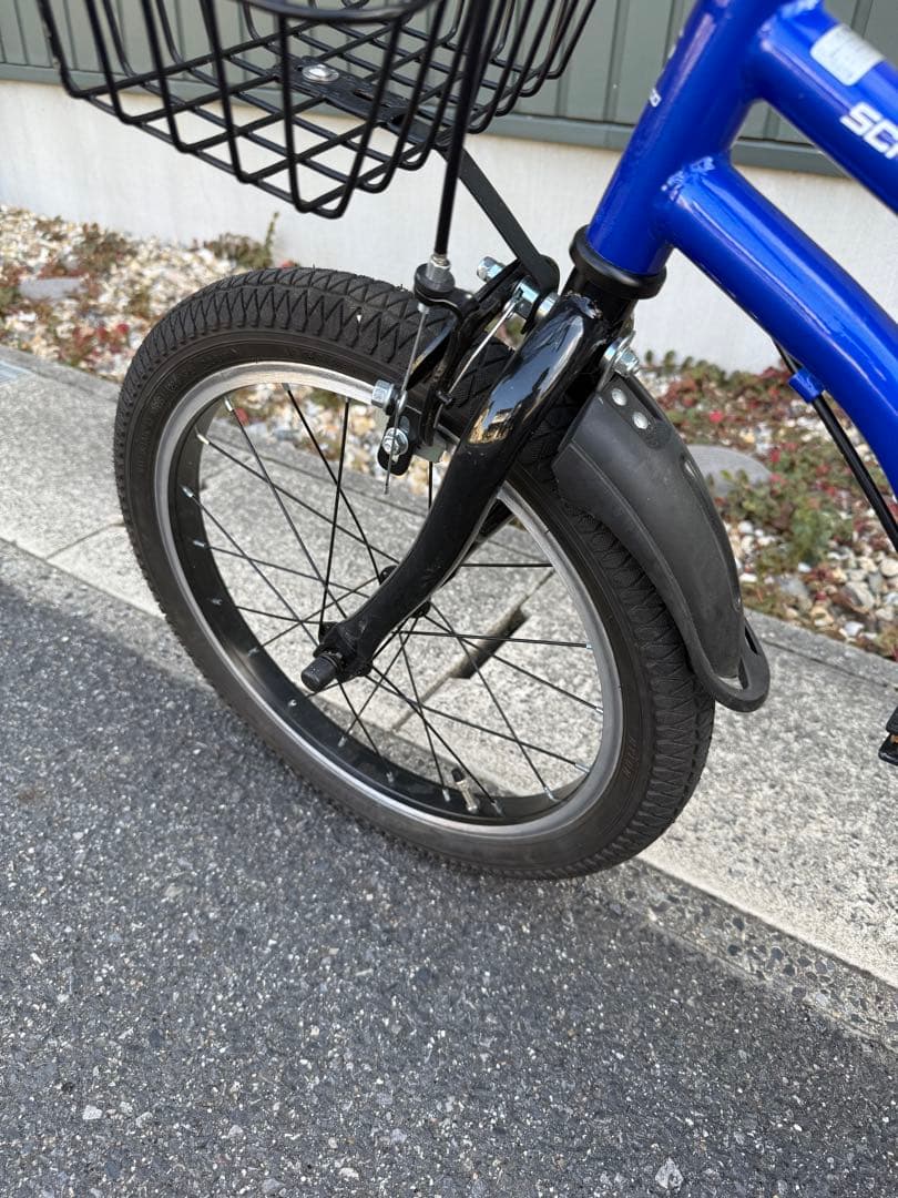 青い子供用自転車 18インチ (愛知県豊田市、引き取り限定)
