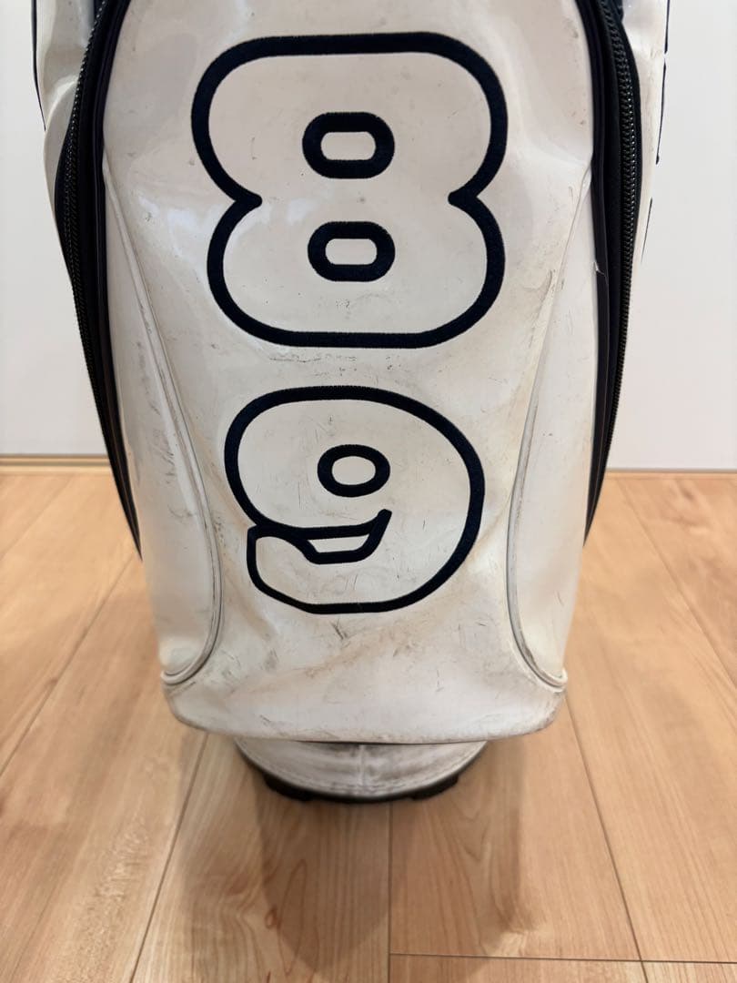 【値下げしました】 パーリーゲイツ　キャディバッグ ホワイト/ネイビー