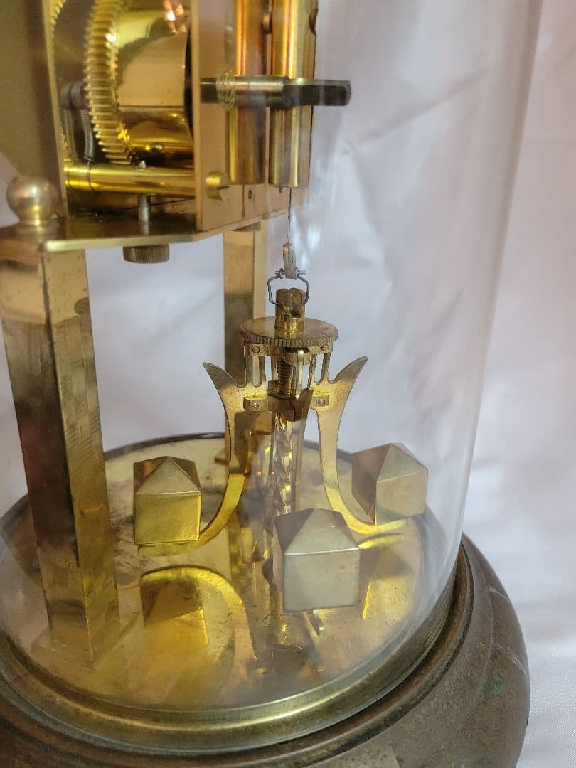 ヴィンテージ時計　ドイツ製 Kern（ケアン）400日時計 ガラスのドーム