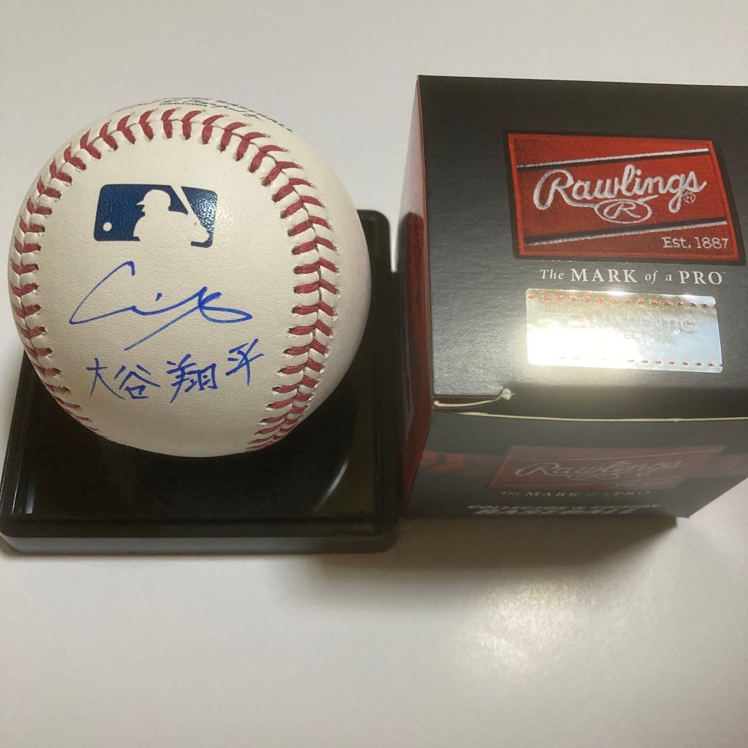 MLB公式球 大谷翔平選手　直筆サインボール　新品ケース付き