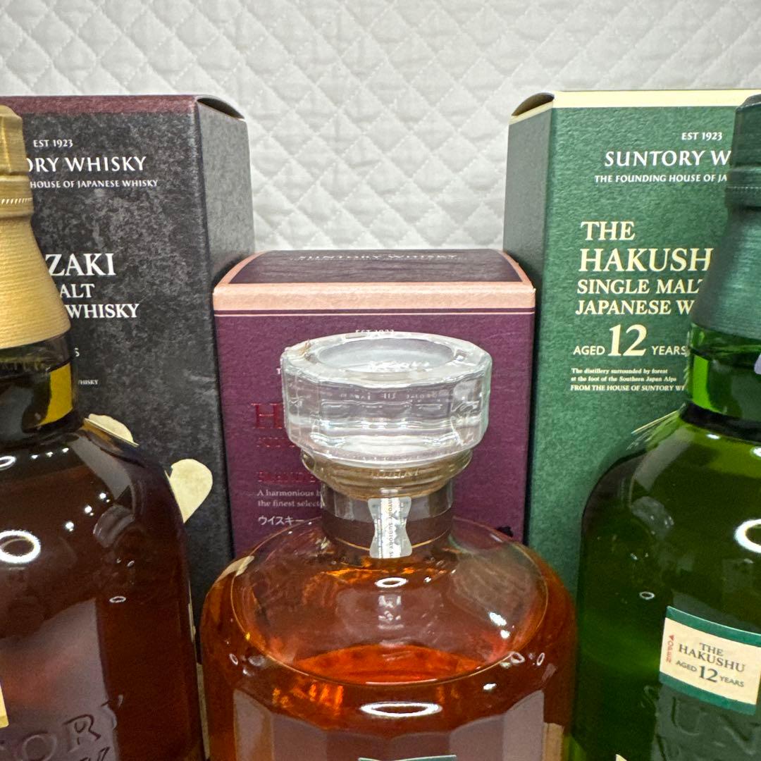 ☆サントリー 山崎12年・響BC・白州12年 700ml 化粧箱付 3本セット☆