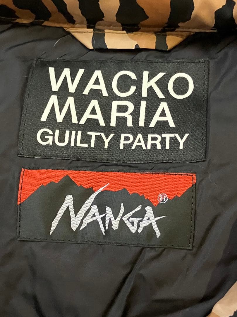 WACKO MARIA × NANGA LEOPARD DOWN JACKET