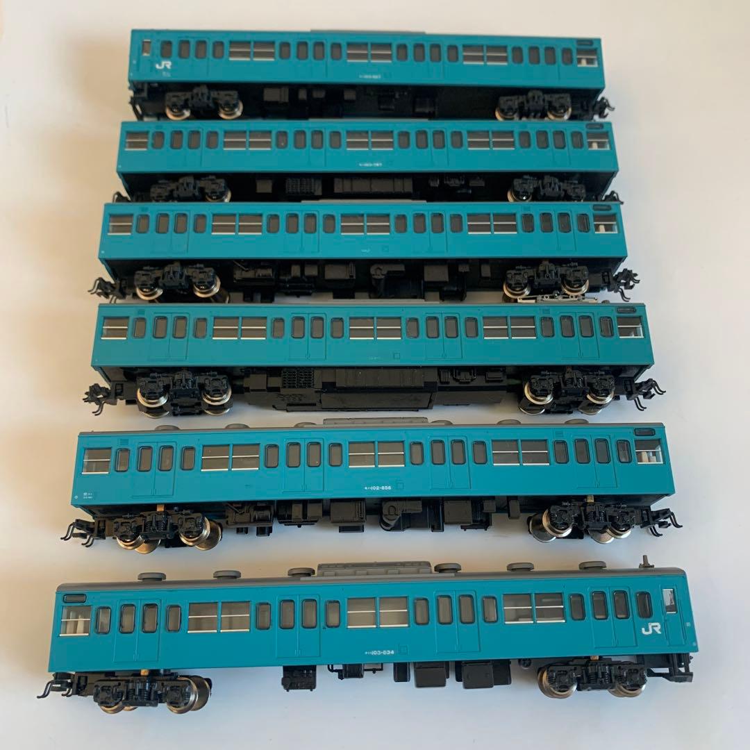 カトー(Kato)新103系阪和線6両(加工品)