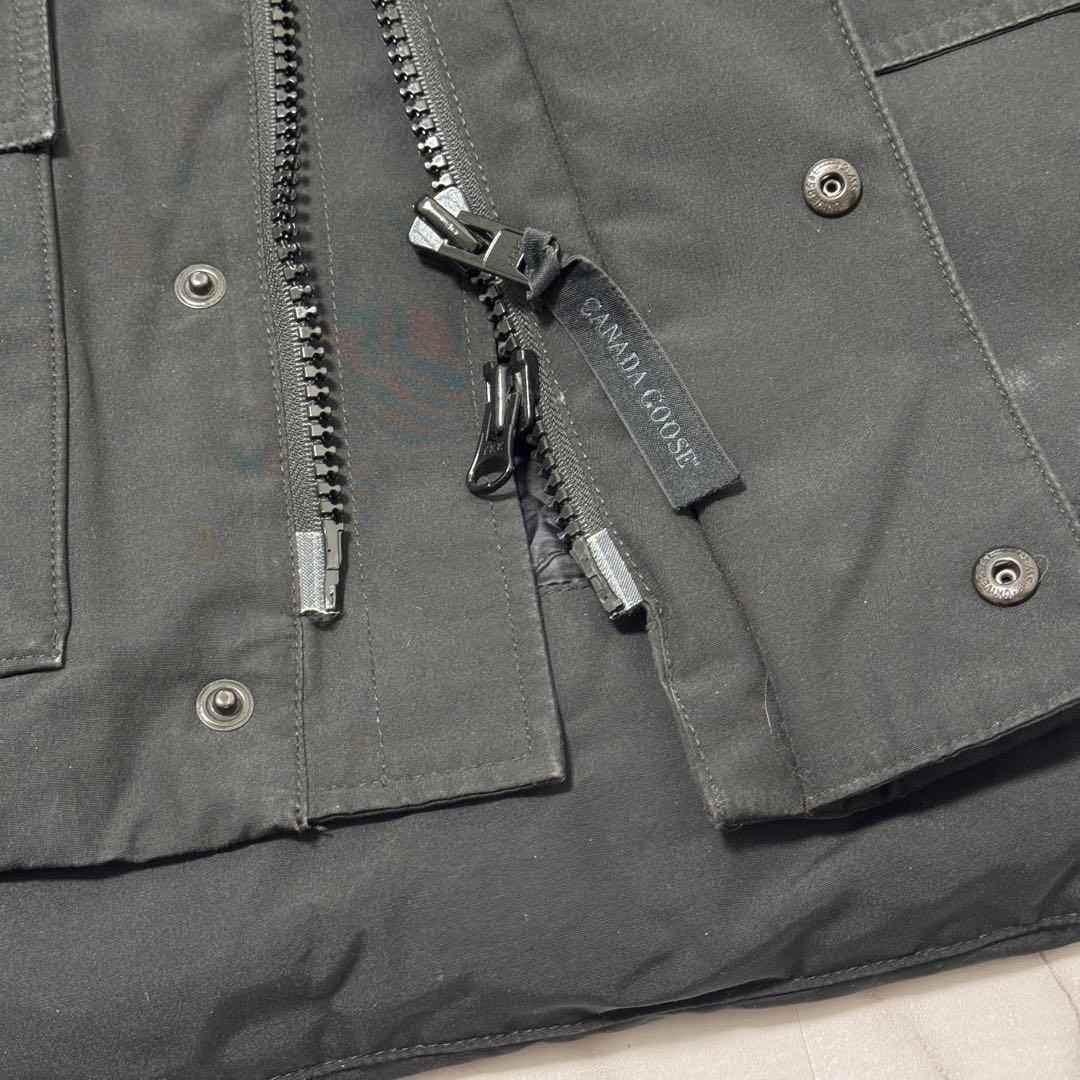 L相当✨カナダグースブラックレーベル メイトランドパーカー 2way ダウン 黒