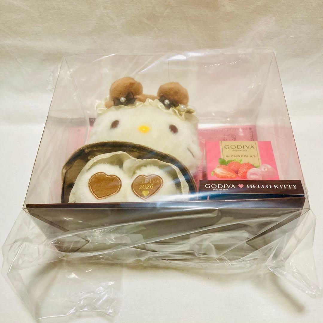 【未開封】GODIVA（ゴディバ）サンリオ 2026 キティ ぬいぐるみ