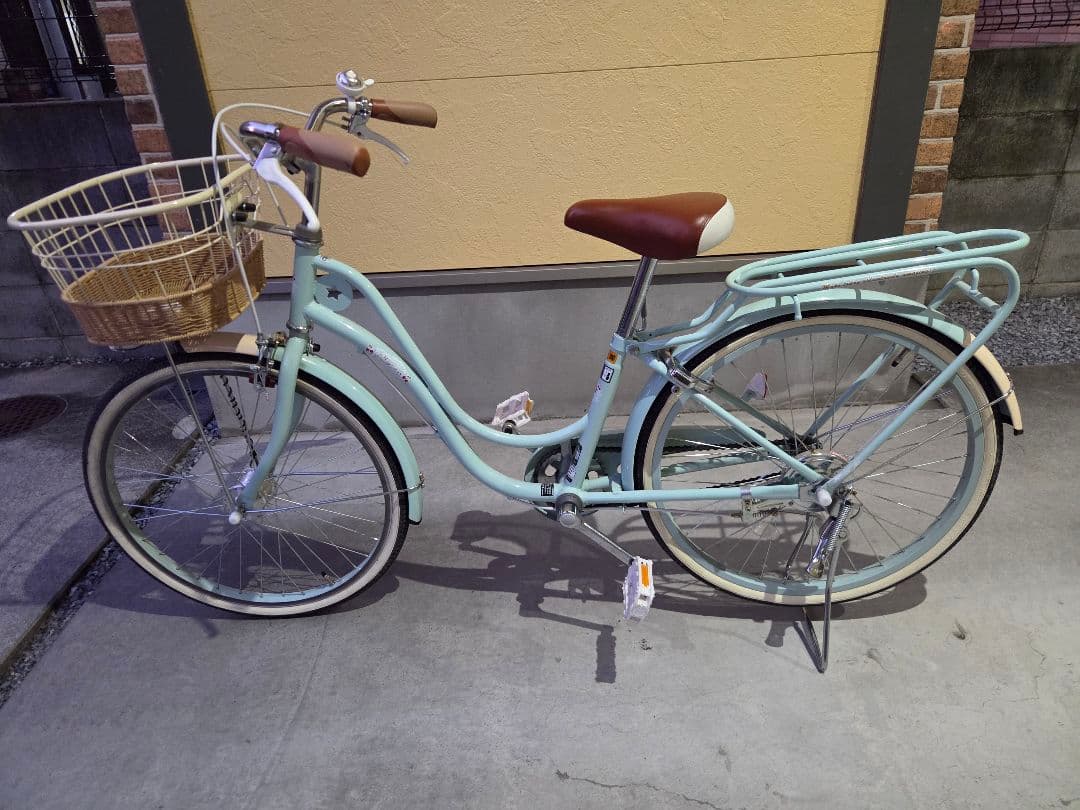 ミントグリーン 子供用自転車22 インチ☆(手渡し可能な方)