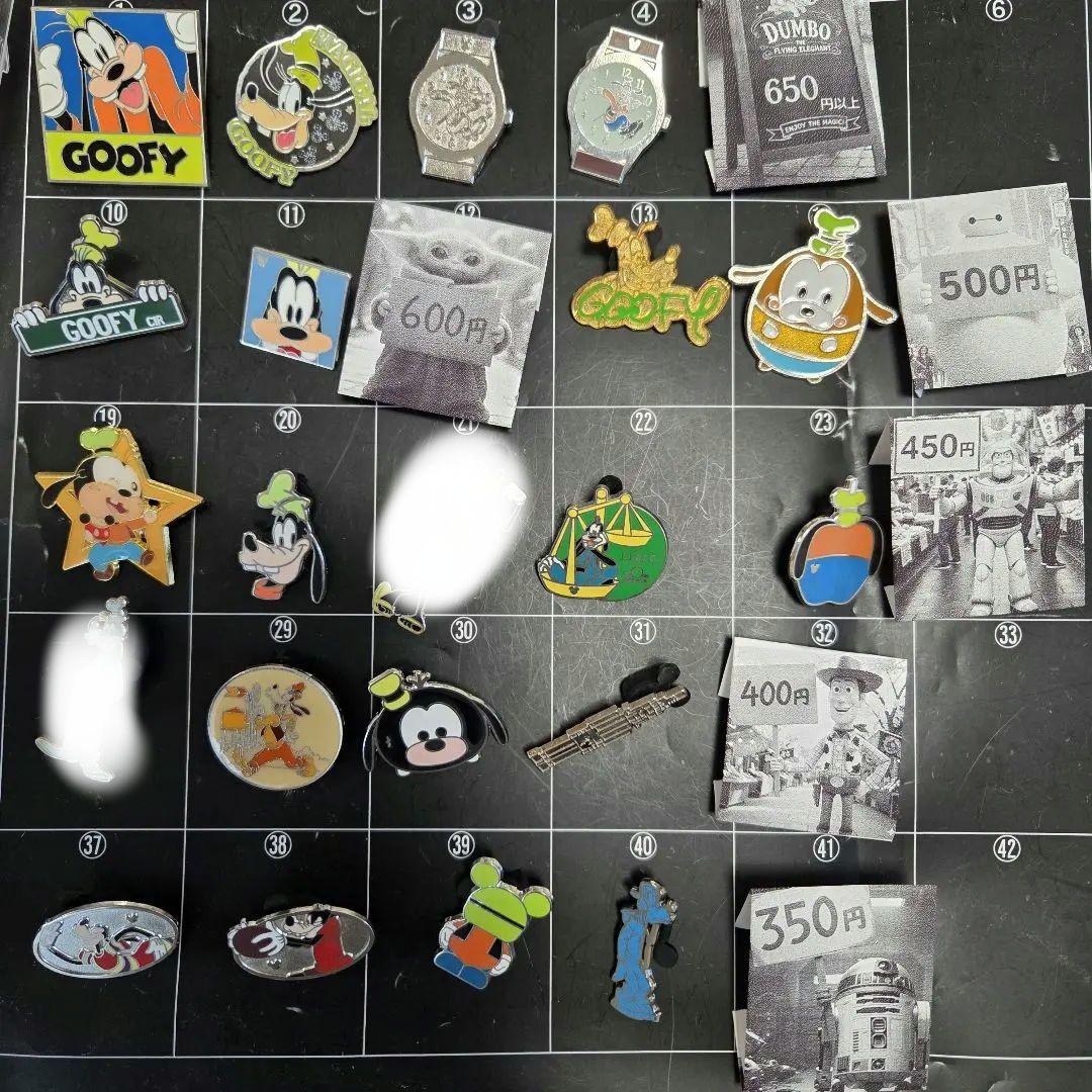 グーフィー　限定　レア　お菓子　海外　キャスト　ディズニーピン