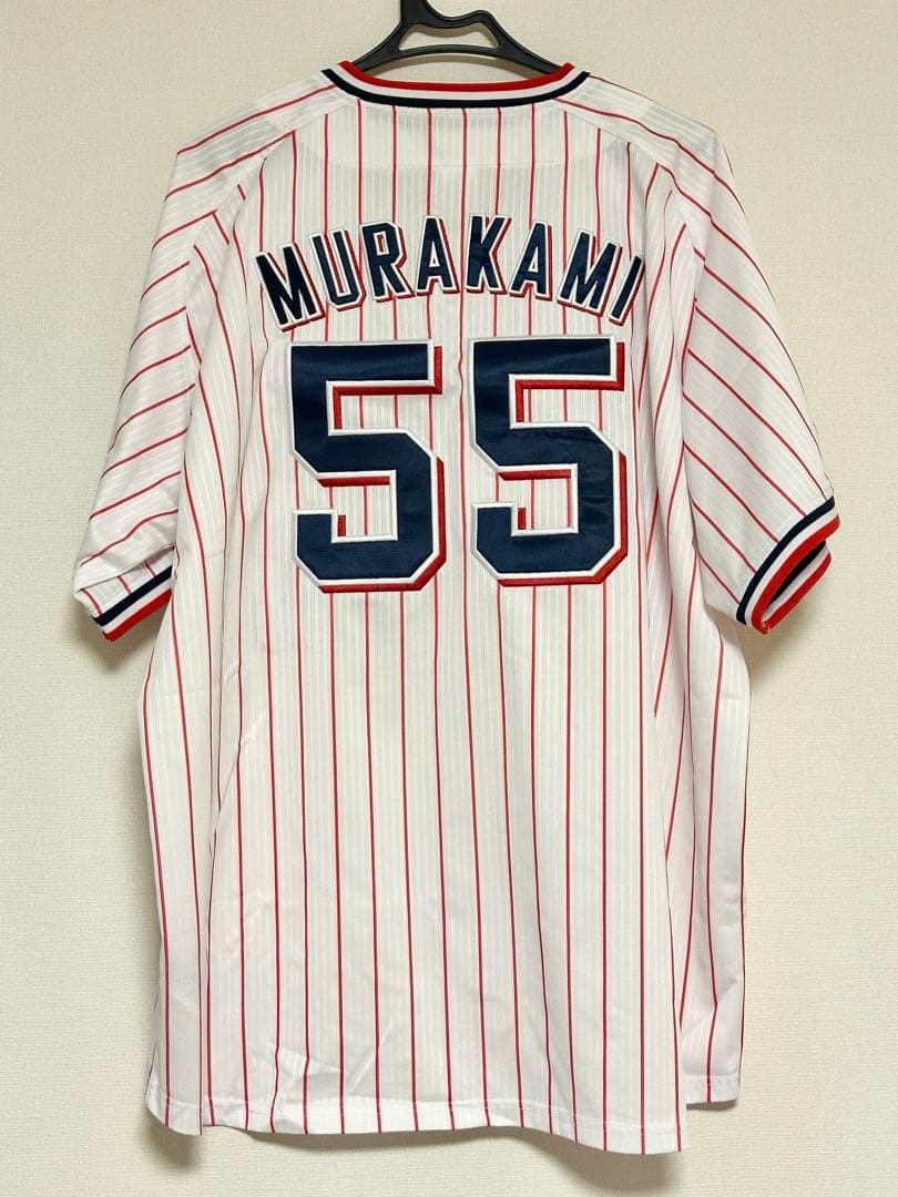 【タグ付き新品】村上宗隆選手　東京ヤクルトスワローズ　レプリカユニフォームXL