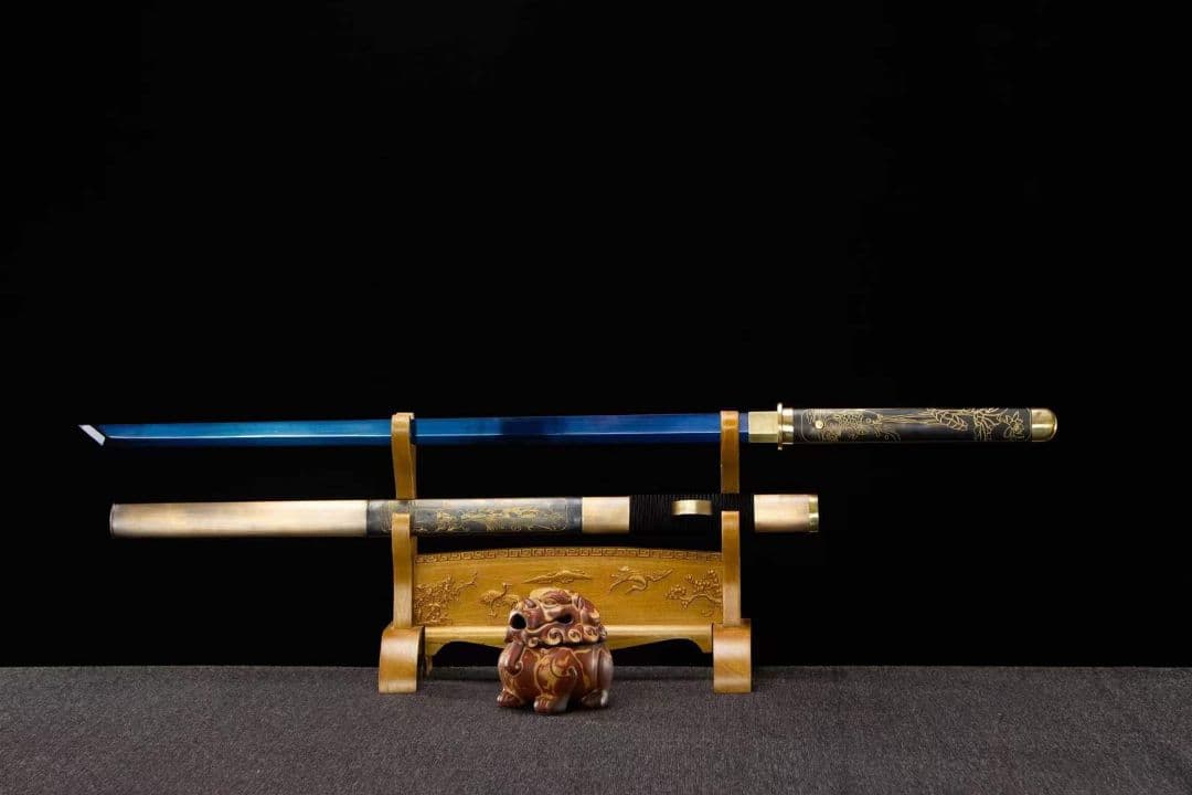 魚躍龍門唐刀 古兵器 武具　刀装具　日本刀　模造刀 居合刀