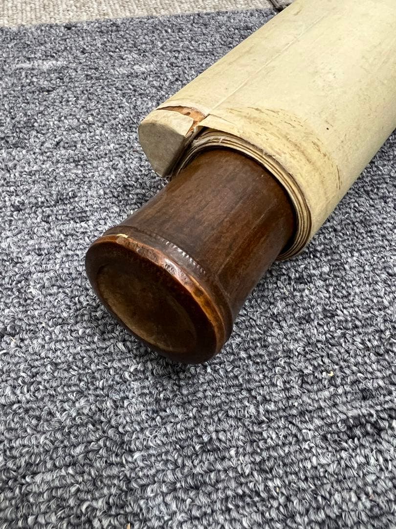 極上/古美術　紙本山水 【朱梅邨識】在銘　書 肉筆保証