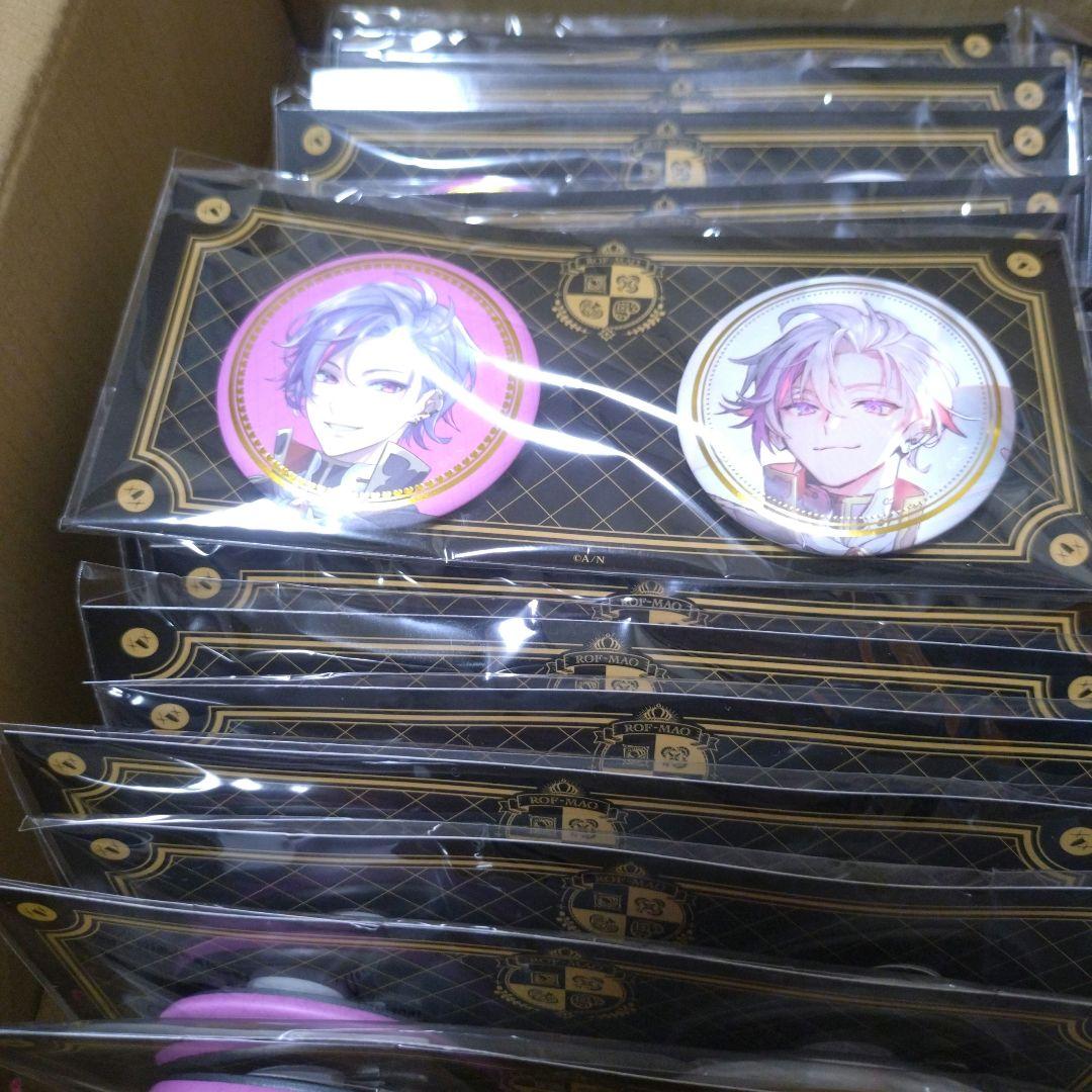 ROF-MAO トランプモチーフ 箔押し缶バッジセット 不破湊 ろふまお 20個