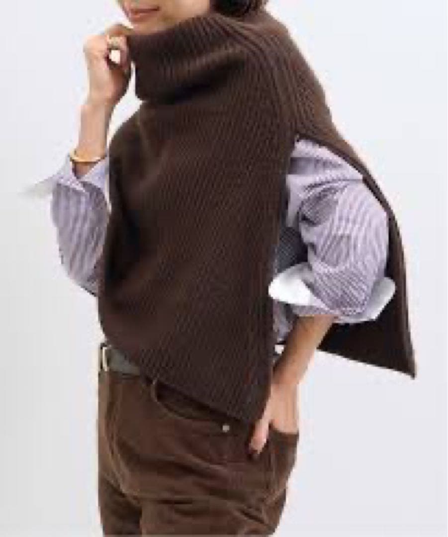 新品タグ付！アパルトモン GOOD GRIEF RIBBED KNIT スヌード