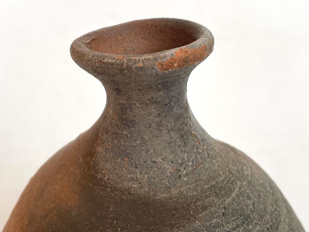 陶芸家　作家物　金重有邦　伊部　徳利　備前　備前焼　酒器　黒田陶苑　金重素山