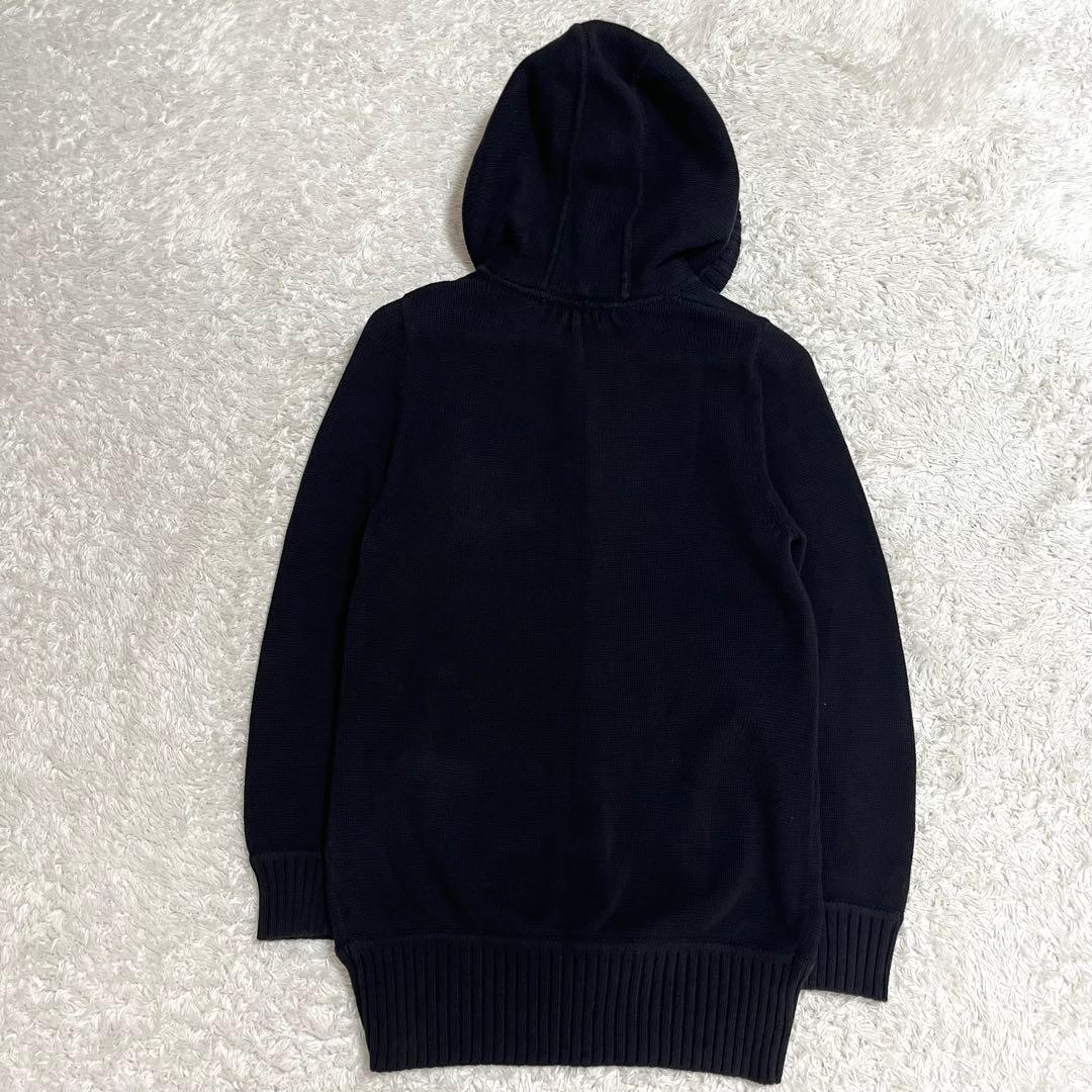 超希少✨バーバリー BURBERRY カーディガン メタルボタン 黒 38 ロゴ