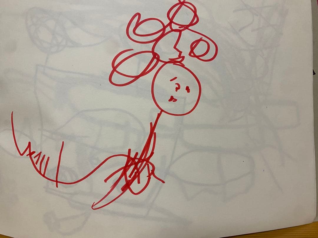 アート作品の案に使えそうな子供の絵