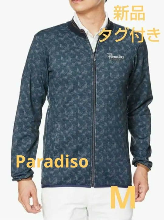 【新品】メンズ M ブリジストン ゴルフ ジャケット パラディーゾ ネイビー 紺