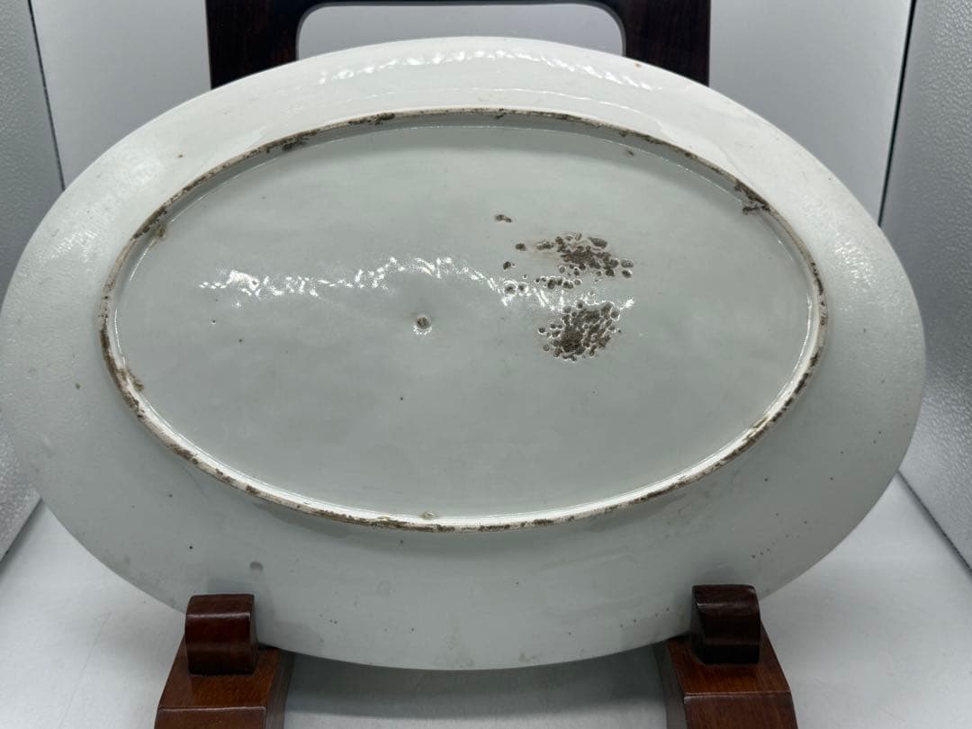 江戸　伊万里　色絵　七福神　飾り大皿　アンティーク　送料込み251219