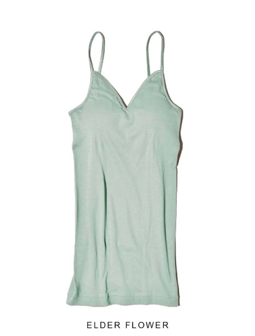 Souple Luzスープレルース　ブラパットキャミソール　エルダーフラワー M