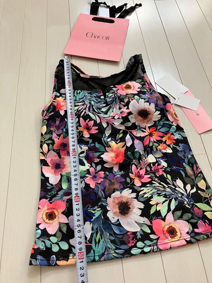 新品　チャコット　ヨガ　トップス　ホットヨガ　ピラティス　花柄　スカーラ好きに