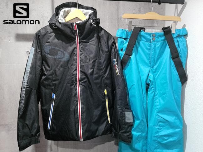SALOMONサロモン スキージャケット パンツ 上下セット メンズM 程度良好