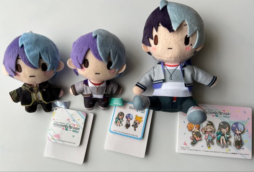 プロセカ　青柳 冬弥　モアプラス / ふわぷち マスコット ミニぬいぐるみ