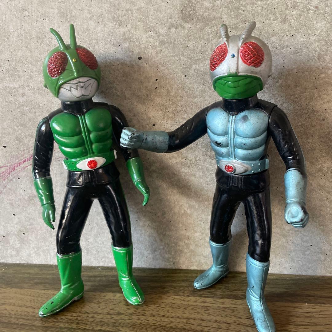 当時物仮面ライダー１号ソフビミドルサイズ