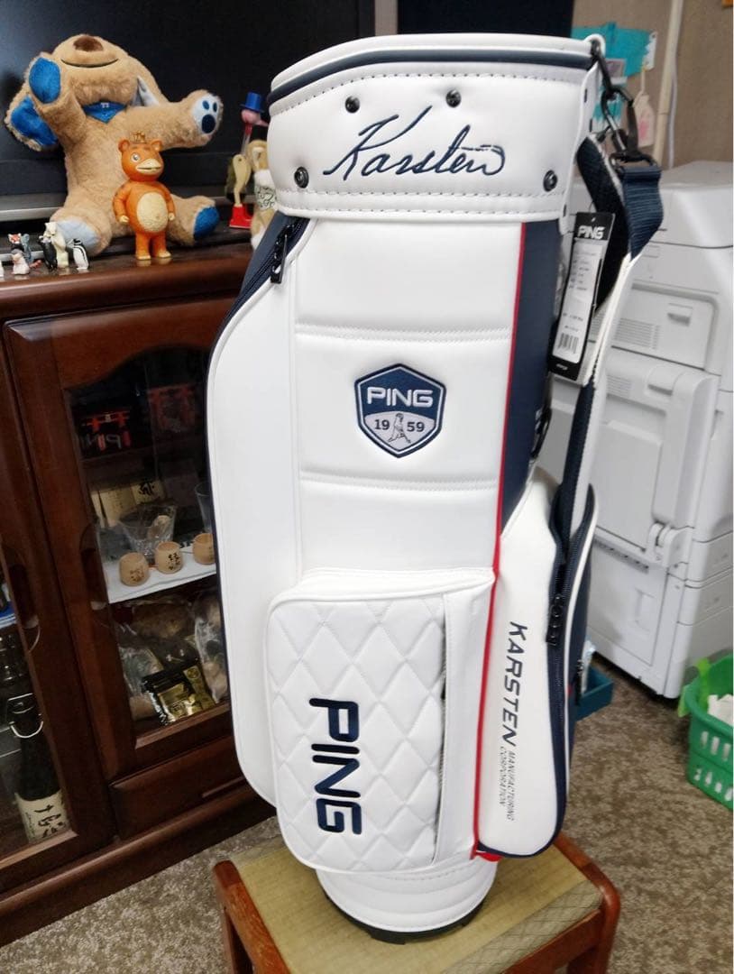 PING ピン 未使用 キャディバッグ ホワイト、ネイビー