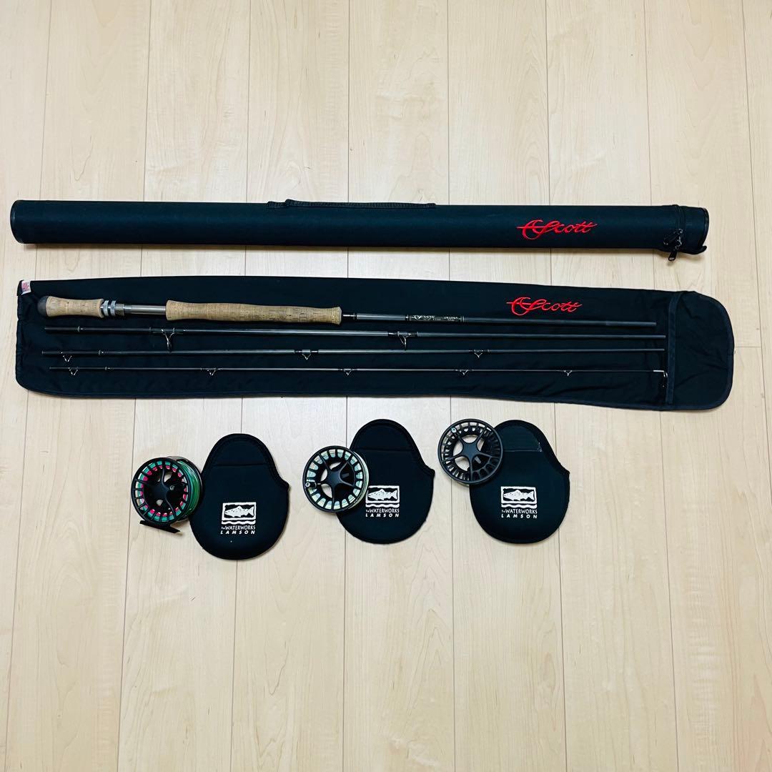 Scott スイッチロッド L2H 1105/4 11ft #5 リールセット