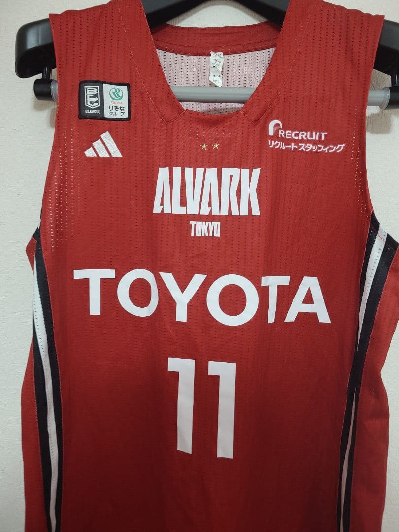 アルバルク東京 セバスチャン・サイズ FANユニフォーム 2XL 赤 レッド