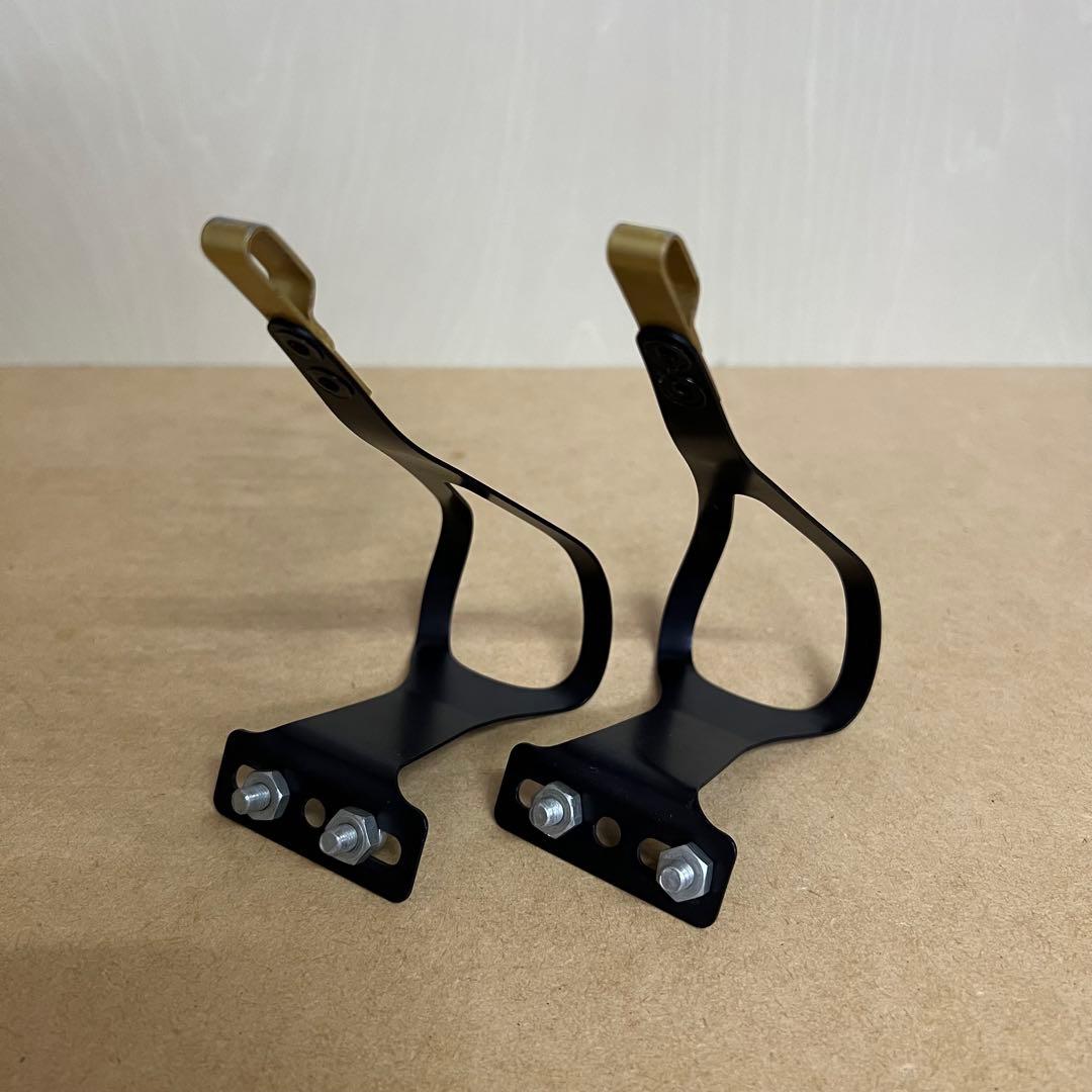 コルナゴ Colnagoトゥークリップ ALE Italy 黒/金