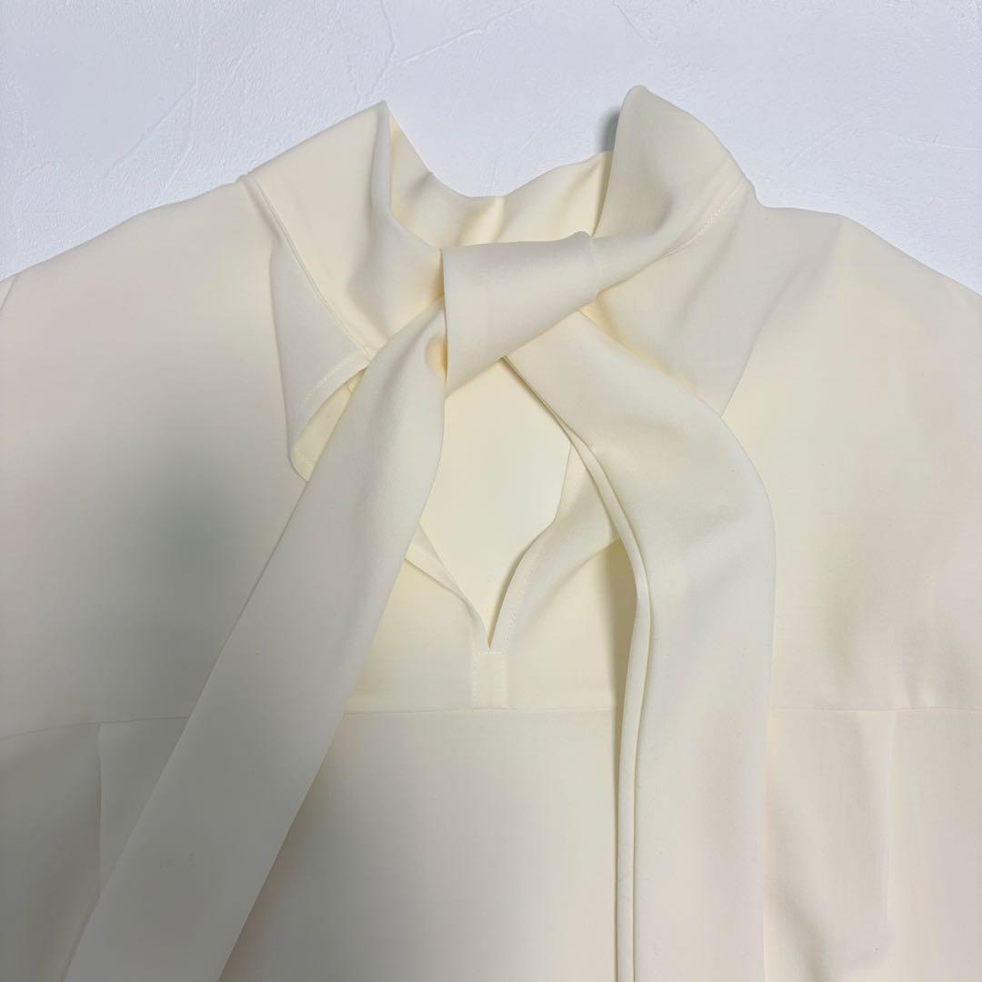 トップス UJOH Bow Tie Shirt Vanilla
